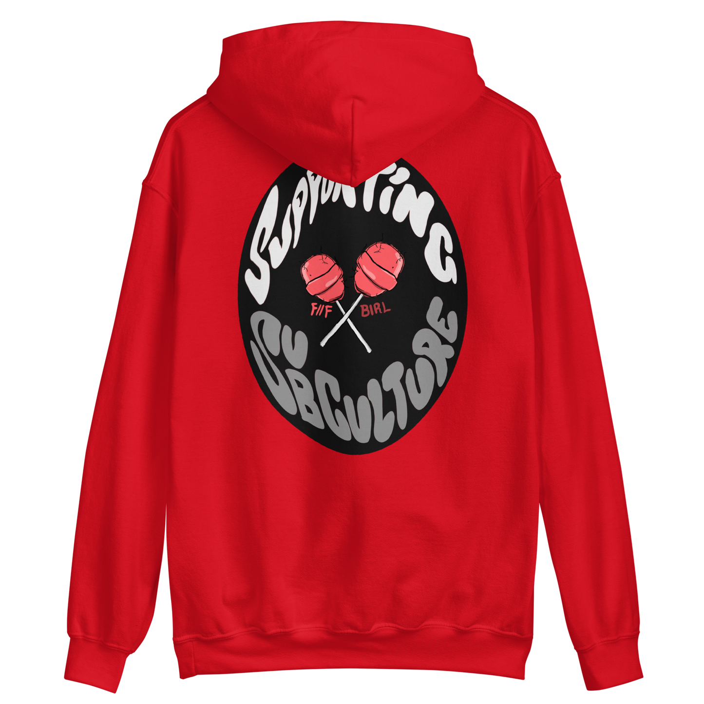 F//FxBIRL HOW MANY LICKS? CHERRY HOODIE