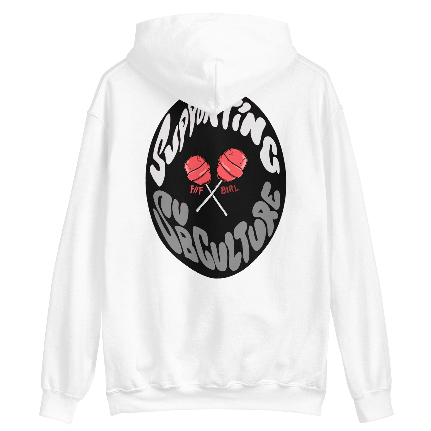 F//FxBIRL HOW MANY LICKS? SNOWBERRY HOODIE