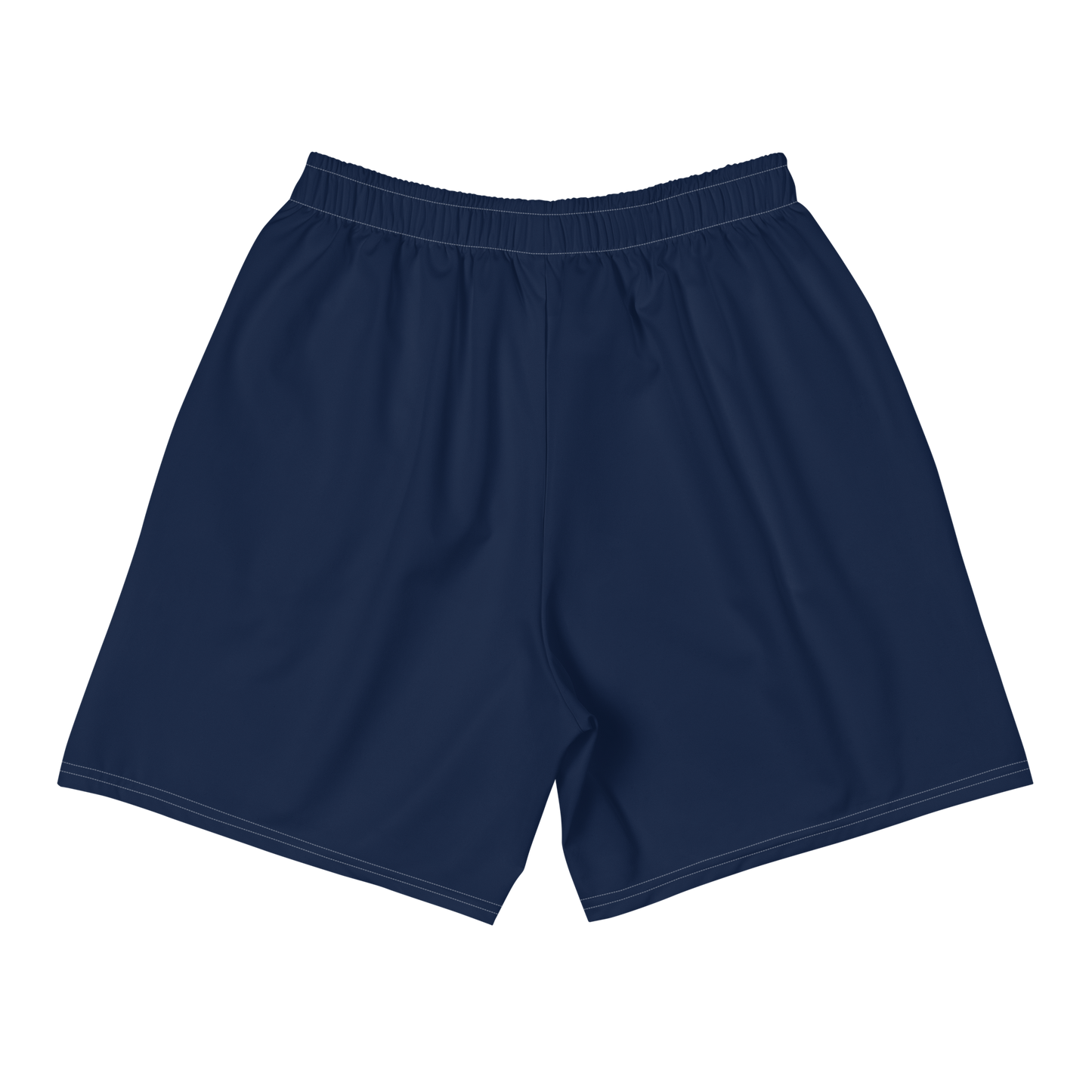 NAVY GYM SHORTS WITH WHITE LOGO