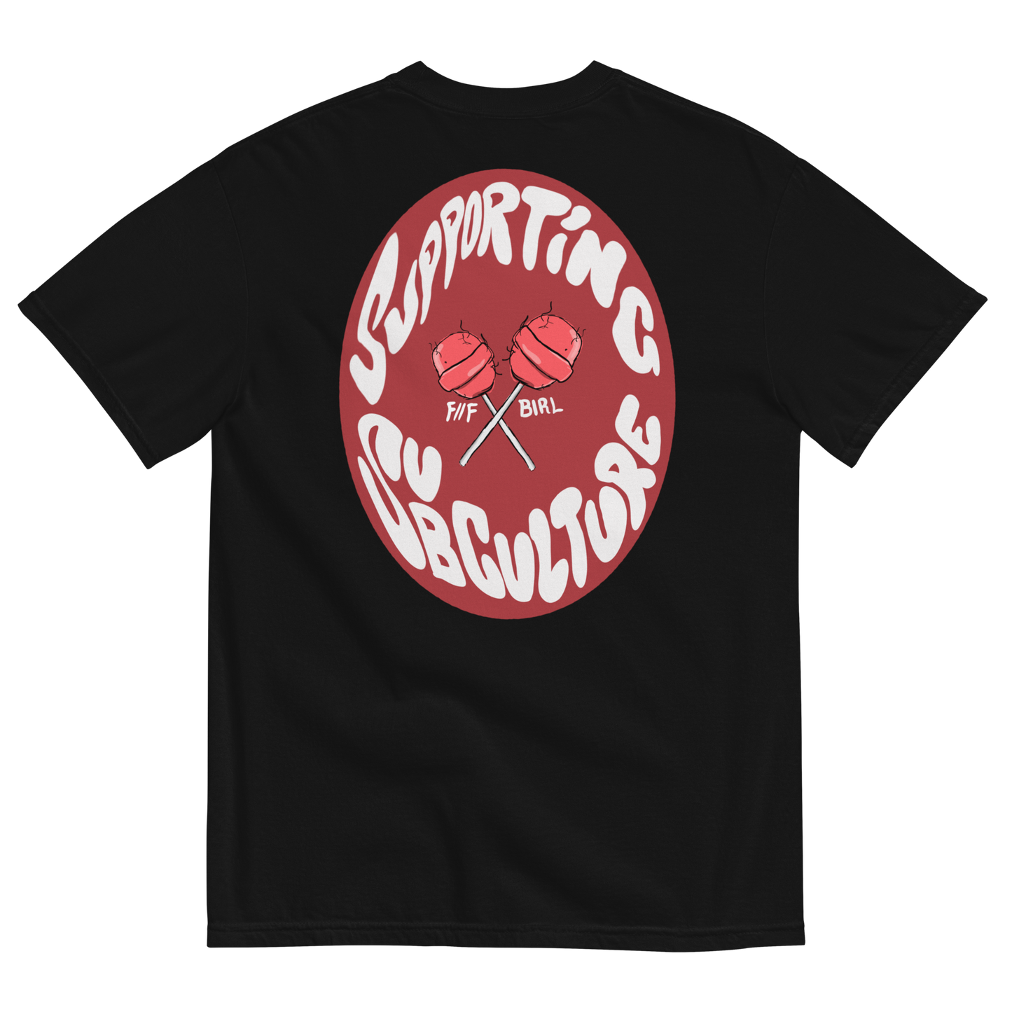 F//FxBIRL HOW MANY LICKS? BLACKBERRY TEE
