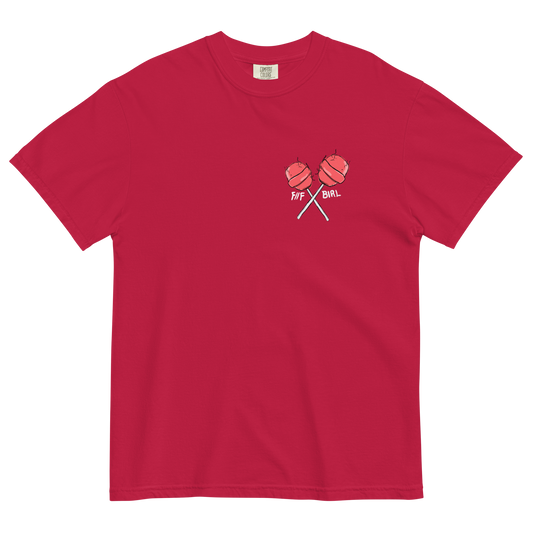 F//FxBIRL HOW MANY LICKS? RASPBERRY TEE
