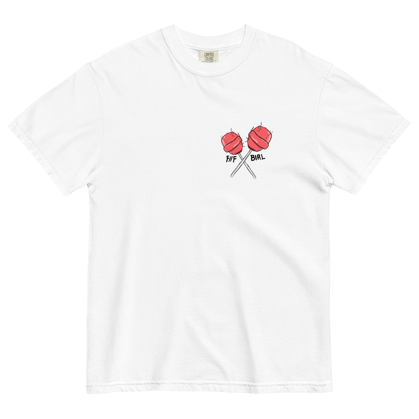 F//FxBIRL HOW MANY LICKS? SNOWBERRY TEE