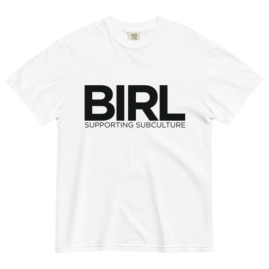 SUPPORTING SUBCULTURE TEE WHITE WITH BLACK LOGO