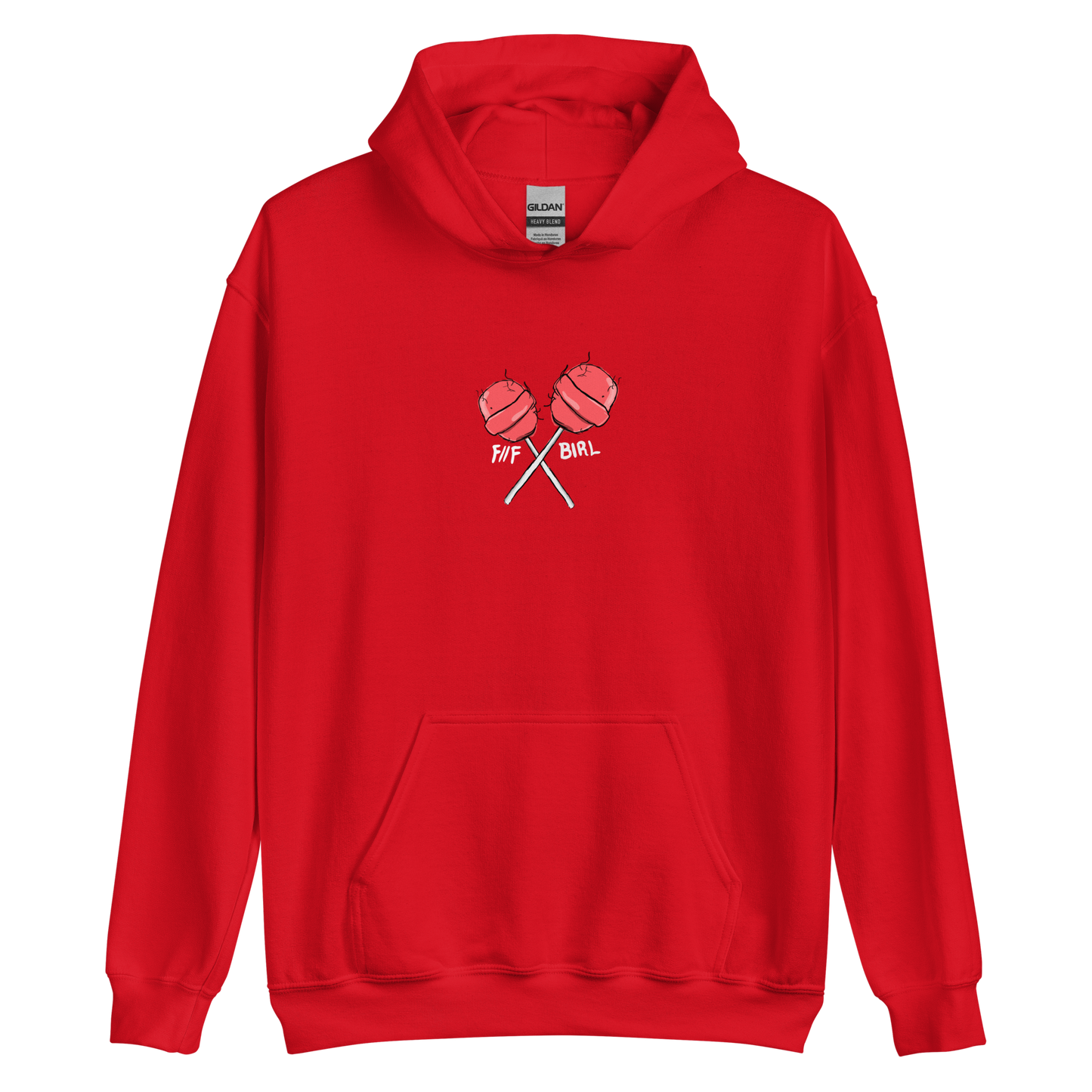 F//FxBIRL HOW MANY LICKS? CHERRY HOODIE