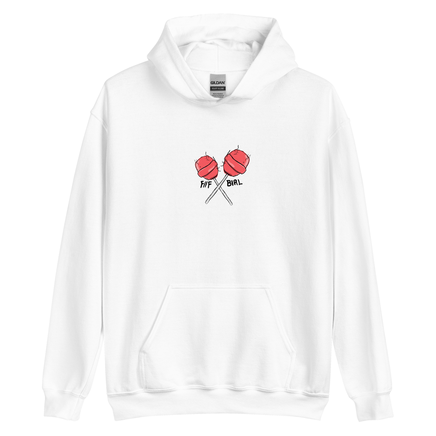 F//FxBIRL HOW MANY LICKS? SNOWBERRY HOODIE